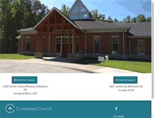 Tablet Screenshot of crestwoodchurch.org